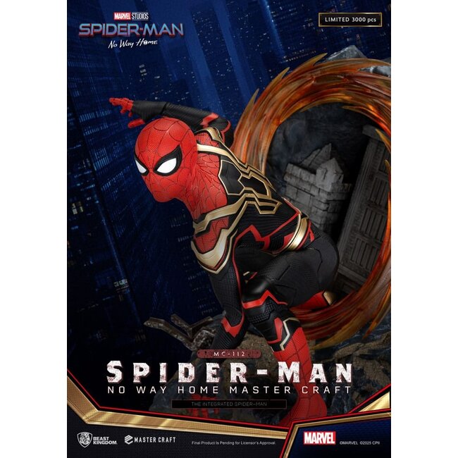 Spider-Man: No Way Home Master Craft Statue Der integrierte Spider-Man 31 cm