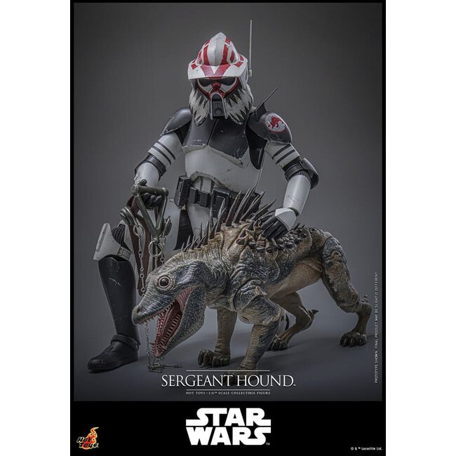 Star Wars: The Clone Wars Actionfigur 1/6 Sergeant Hound 30 cm