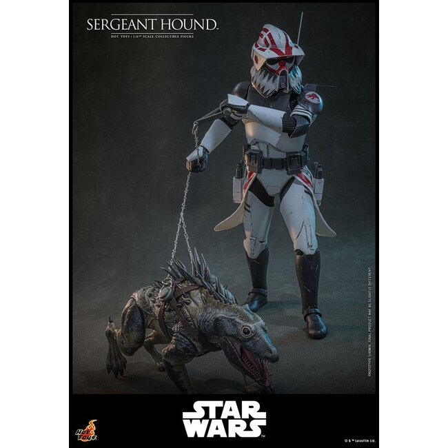 Star Wars: The Clone Wars Actionfigur 1/6 Sergeant Hound 30 cm