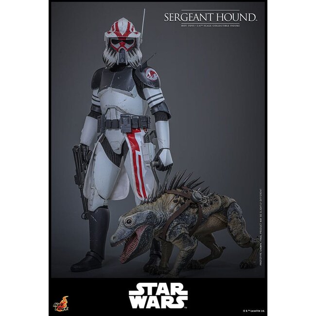 Star Wars: The Clone Wars Actionfigur 1/6 Sergeant Hound 30 cm
