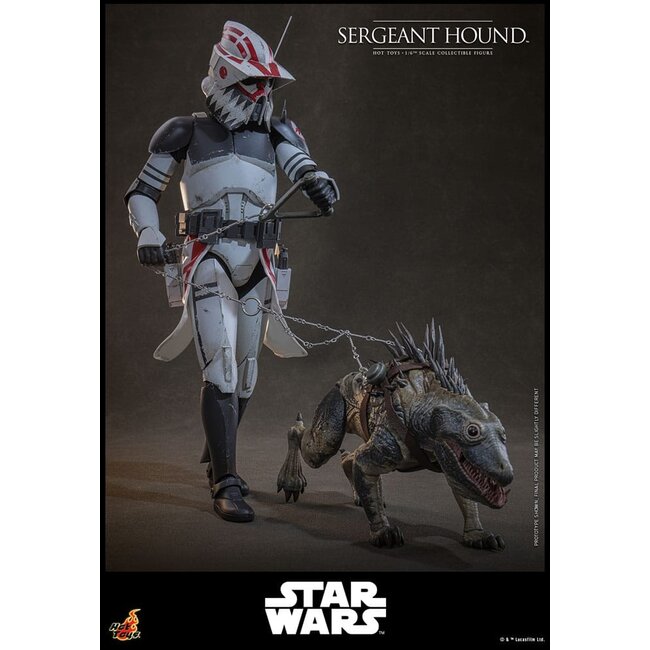 Star Wars: The Clone Wars Actionfigur 1/6 Sergeant Hound 30 cm