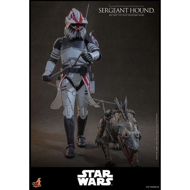Star Wars: The Clone Wars Actionfigur 1/6 Sergeant Hound 30 cm