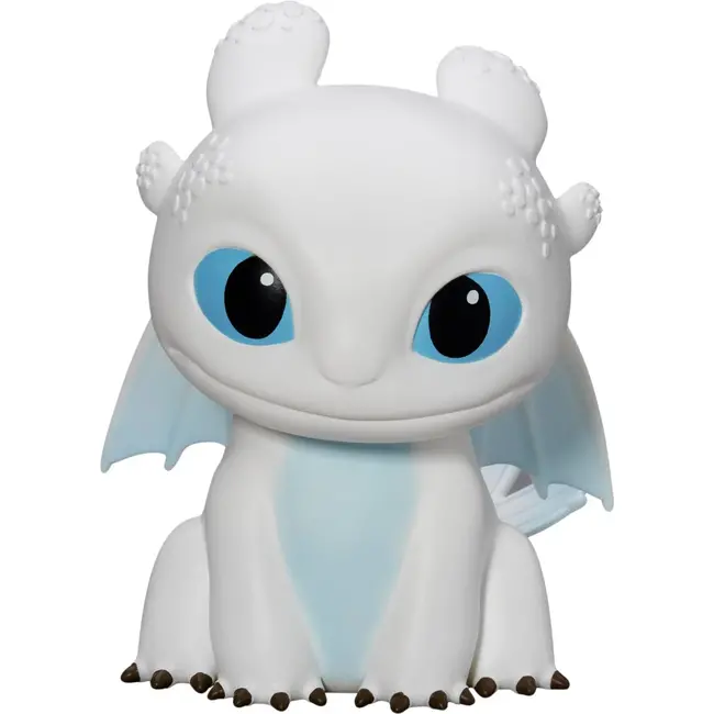 How To Train Your Dragon Piggy Vinyl Bank Light Fury 12 cm