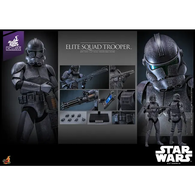 Star Wars Actionfigur 1/6 Elite Squad Trooper Hot Toys Exklusiv 30 cm