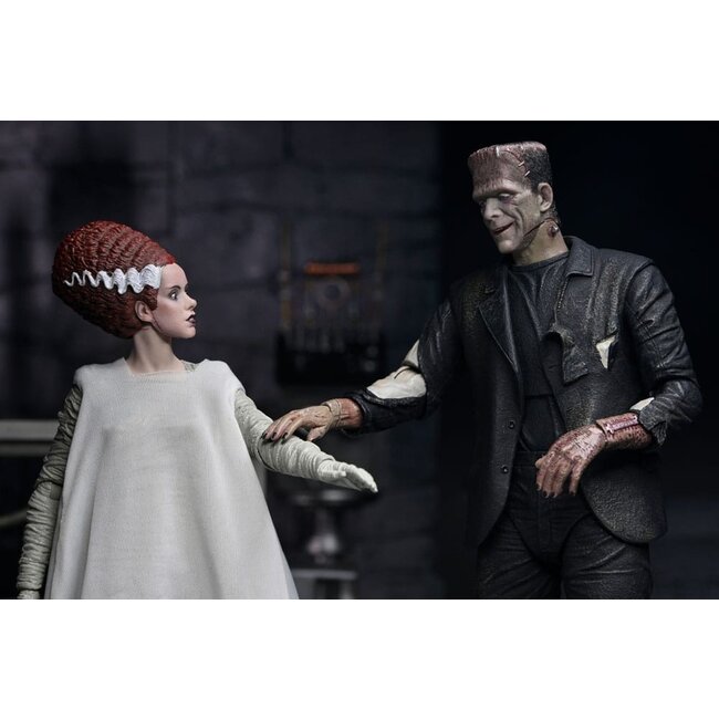 Universal Monsters Actionfiguren 2er-Pack Frankensteins Braut 90. Jubiläum Das Monster und seine Gefährtin 18 cm