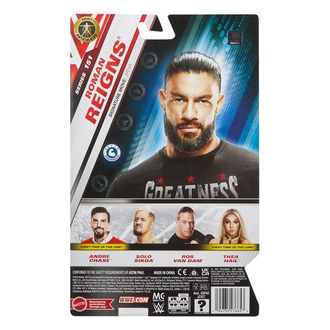 WWE Main Event Series Actionfigur Roman Reigns 15 cm