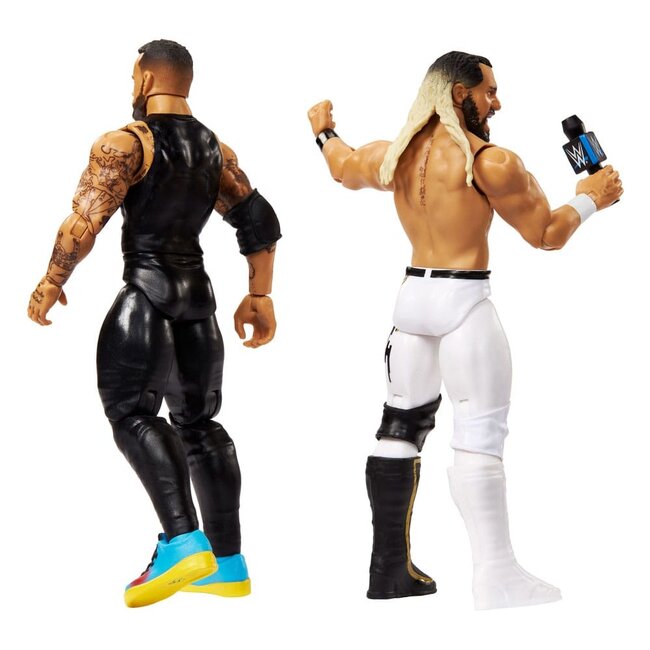 WWE Main Event Showdown Actionfiguren CM Punk vs Seth "Freakin" Rollins 2er-Pack 15 cm