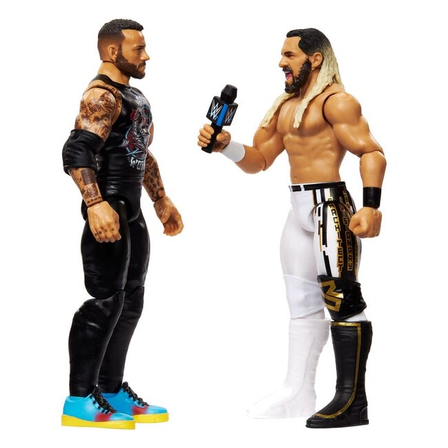 WWE Main Event Showdown Actionfiguren CM Punk vs Seth "Freakin" Rollins 2er-Pack 15 cm