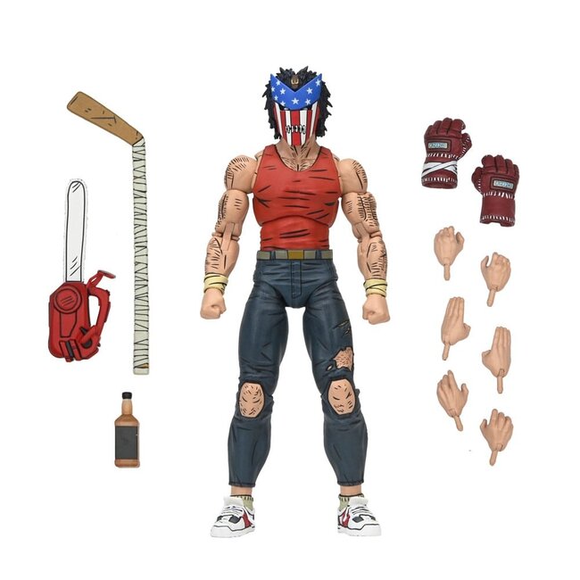 NECA  Teenage Mutant Ninja Turtles (Mirage Comics) Action Figure Ultimate Casey Jones (Bodycount) 18 cm