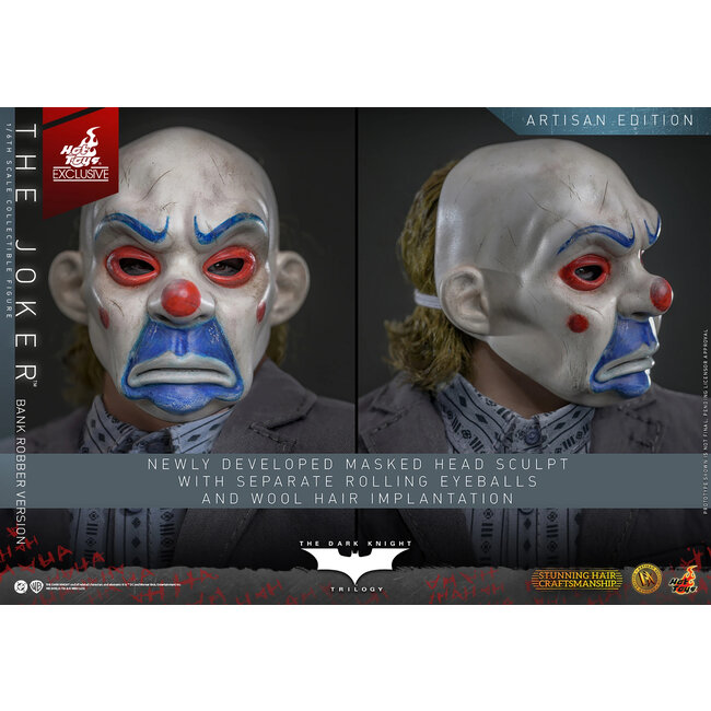 The Dark Knight DX Actionfigur 1/6 Der Joker (Bankräuber-Version) (Artisan Edition) 30 cm