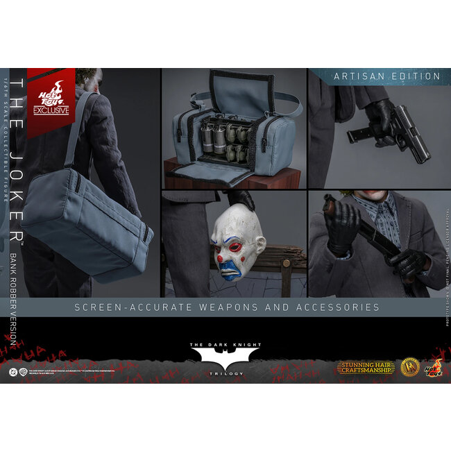 The Dark Knight DX Actionfigur 1/6 Der Joker (Bankräuber-Version) (Artisan Edition) 30 cm