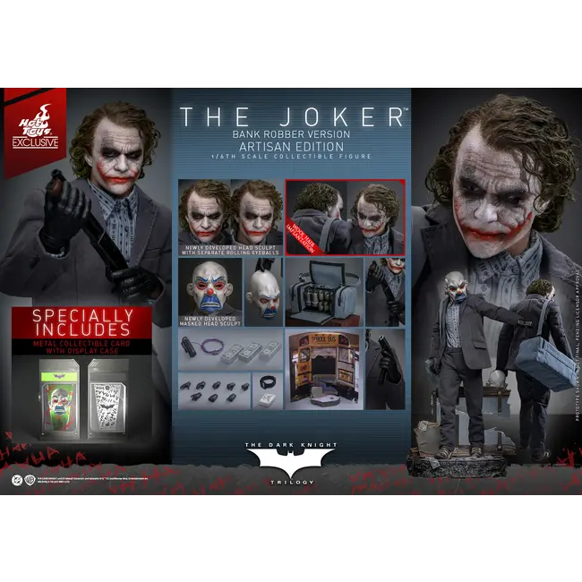 The Dark Knight DX Action Figure 1/6 The Joker (Bank Robber Version) (Artisan Edition) 30 cm