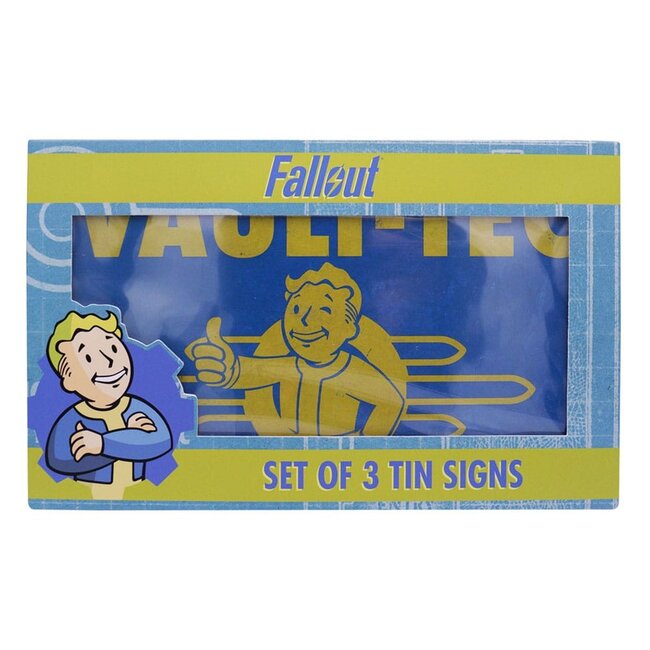 Fallout Blechschilder 3er-Pack Marken