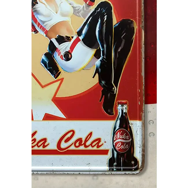 Fallout Metallschild Nuka Cola Girl