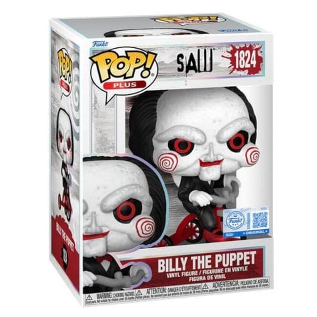 Saw POP! Plus Vinylfigur Billy auf Dreirad Exklusive Edition 9 cm