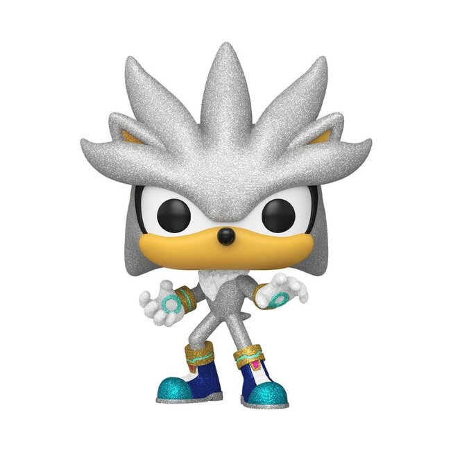Sonic The Hedgehog POP! Games Vinyl Figur Silber The Hedgehog (FL) 9 cm