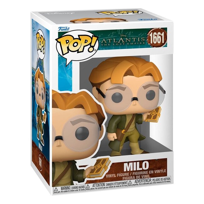 Atlantis: Das Geheimnis der verlorenen Stadt POP! Vinyl Figur Milo 9 cm