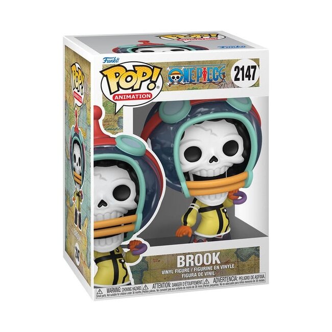 One Piece POP! Animationsfigur Brook (Ei) 9 cm