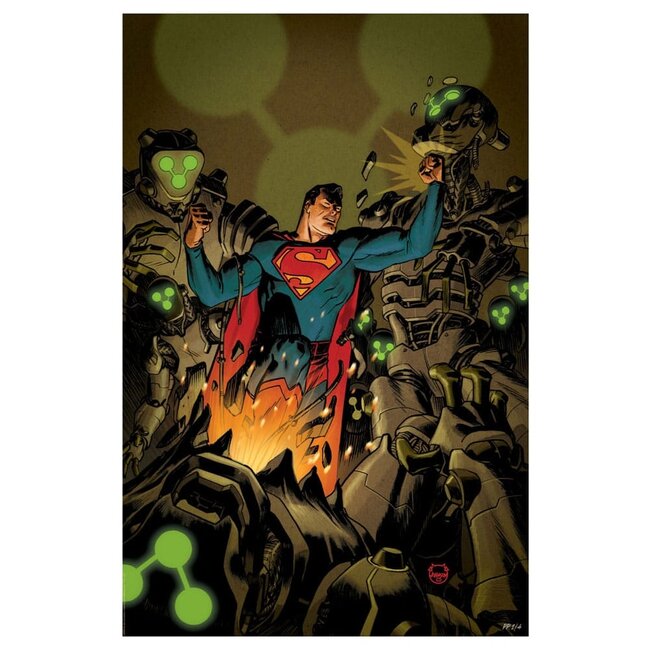 DC Comics Art Print Superman Space Age 61 x 41 cm - unframed