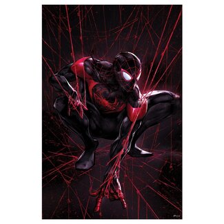 Sideshow Collectibles Marvel Kunstdruck Spider-Man Miles Morales 61 x 41 cm - ungerahmt