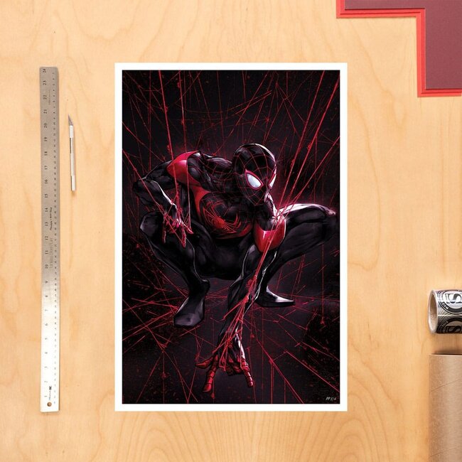Marvel Kunstdruck Spider-Man Miles Morales 61 x 41 cm - ungerahmt