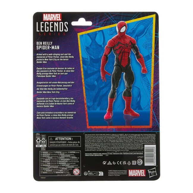 Spider-Man Marvel Legends Retro Collection Action Figure Ben Reilly Spider-Man 15 cm
