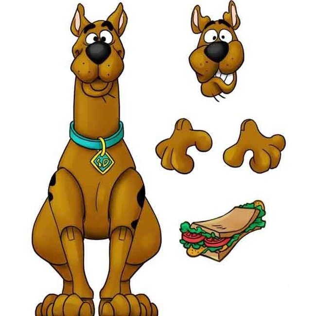 Scooby-Doo Action Figure 1/12 Scooby-Doo 13 cm