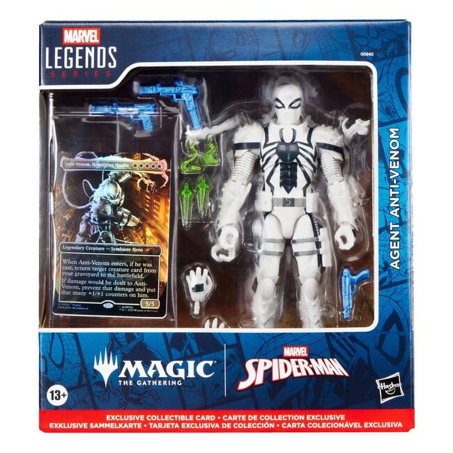 Marvel Legends Magic: The Gathering Actionfigur Agent Anti-Venom (plus exklusive Folienkarte) 15 cm