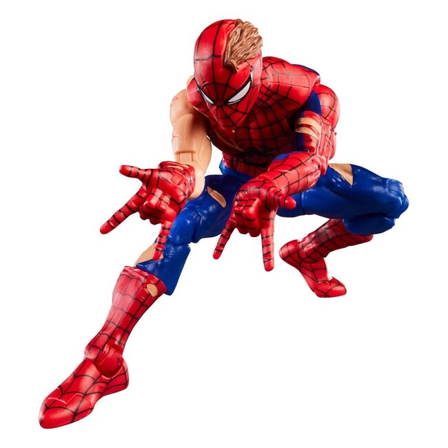 Marvel Legends Magic: The Gathering Actiefiguur Battle-Damaged Spider-Man (plus Exclusieve Foliekaart) 15 cm