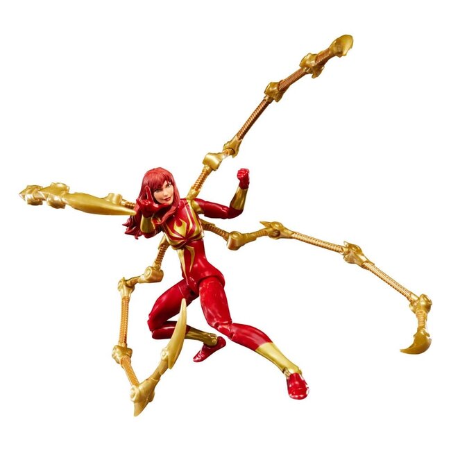 Marvel Legends Magic: The Gathering Actiefiguur Mary Jane Watson (Iron Spider) (plus exclusieve foliekaart) 15 cm
