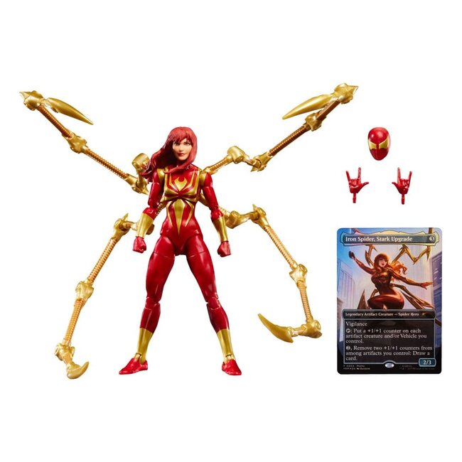 Marvel Legends Magic: The Gathering Actionfigur Mary Jane Watson (Iron Spider) (plus exklusive Folienkarte) 15 cm