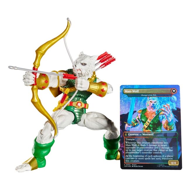 Marvel Legends Magic: The Gathering Actionfigur Man-Wolf (plus exklusive Folienkarte) 15 cm