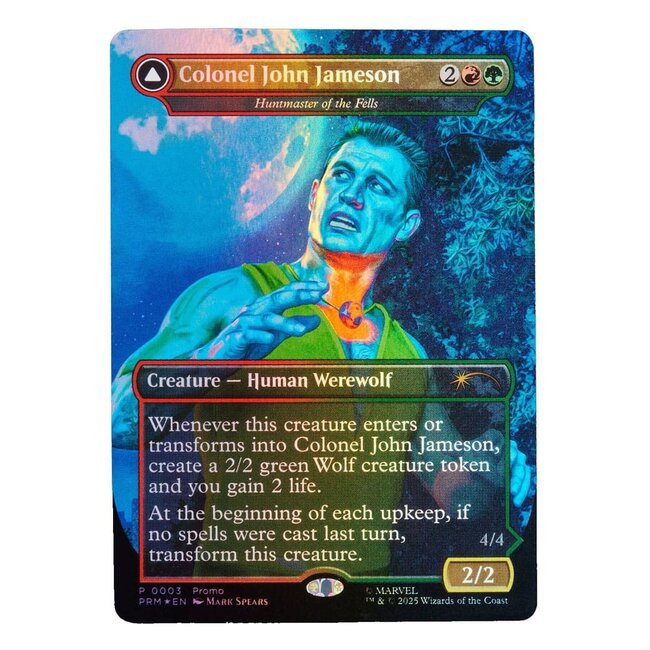 Marvel Legends Magic: The Gathering Actionfigur Man-Wolf (plus exklusive Folienkarte) 15 cm