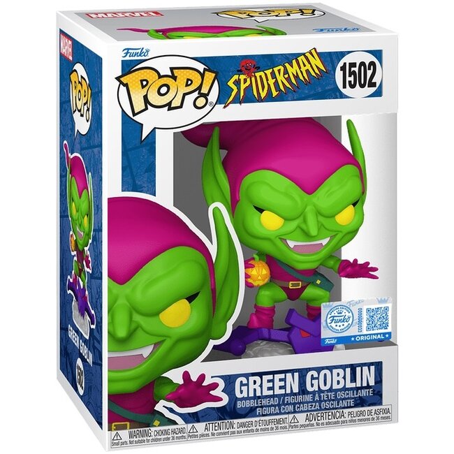 Spider-Man POP! Marvel Vinyl Figur Green Goblin 9 cm