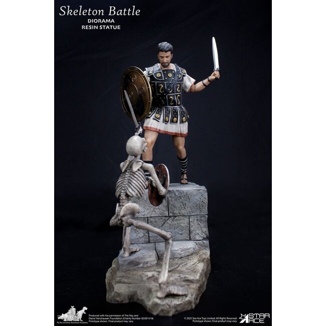 Ray Harryhausen Diorama 1/8 Skeleton Battle Scene 30 cm