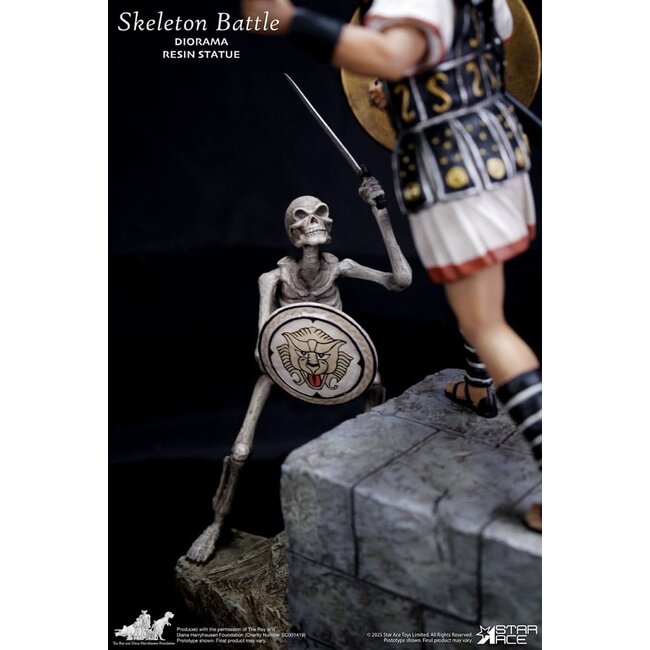 Ray Harryhausen Diorama 1/8 Skeleton Battle Scene 30 cm