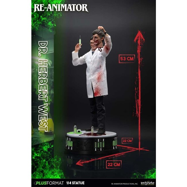 Re-Animator Dr. Herbert West 1/4 Plus Format Statue