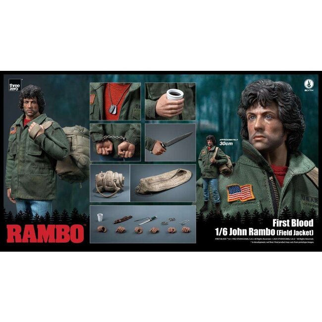Rambo: First Blood Actionfigur 1/6 John Rambo (Feldjacke) 31 cm