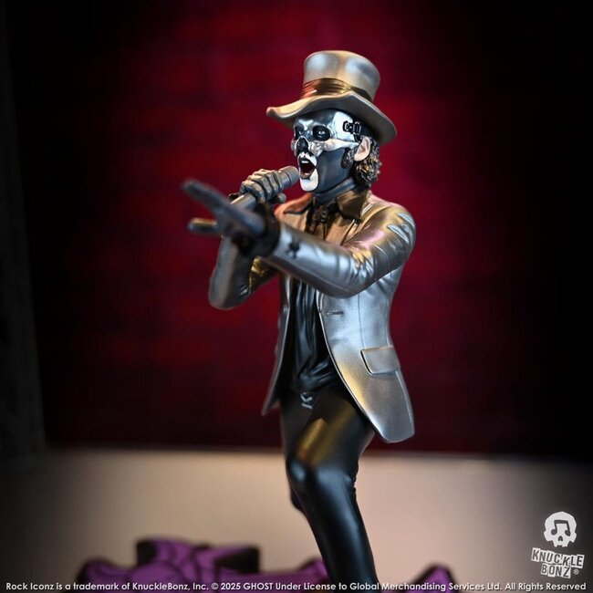 Ghost Rock Iconz Statue Papa V Perpetua Top Hat 22 cm