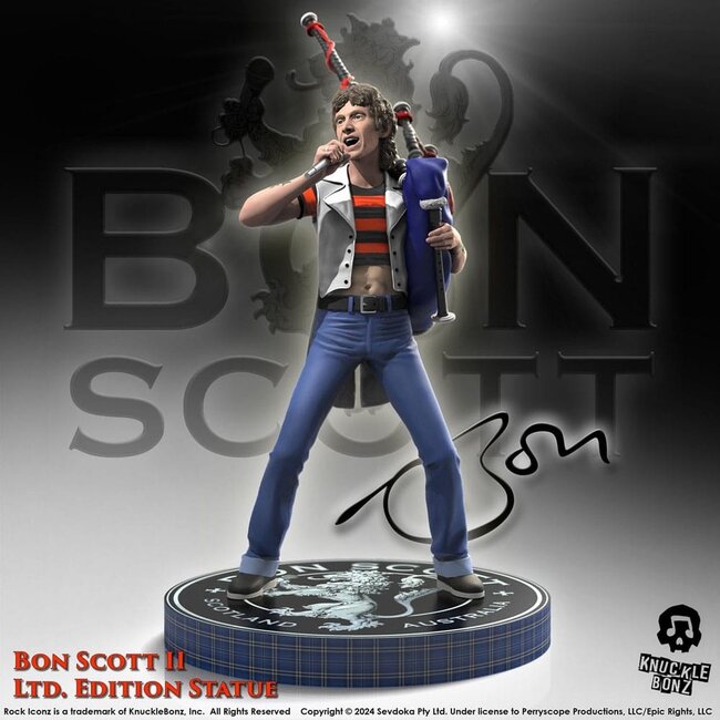 Knucklebonz AC/DC Rock Iconz Statue Bon Scott II 24 cm