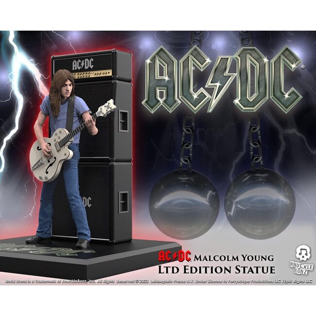 Knucklebonz AC/DC Rock Iconz Statue Malcolm Young II 23 cm