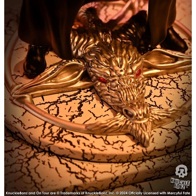 Mercyful Fate Rock Iconz Statue King Diamond III (Schwarze Version) 22 cm