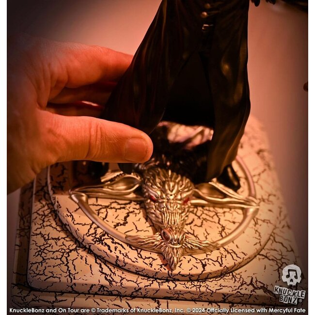 Mercyful Fate Rock Iconz Statue King Diamond III (Schwarze Version) 22 cm