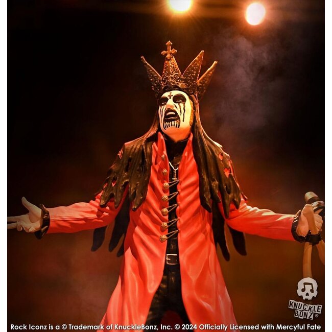 Mercyful Fate Rock Iconz Statue King Diamond III (Red Version) 22 cm