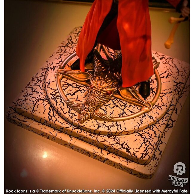 Mercyful Fate Rock Iconz Statue King Diamond III (Red Version) 22 cm