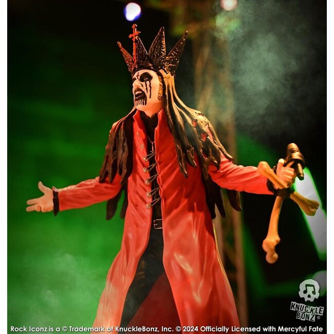 Mercyful Fate Rock Iconz Statue King Diamond III (Red Version) 22 cm