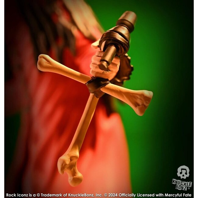 Mercyful Fate Rock Iconz Statue King Diamond III (Red Version) 22 cm