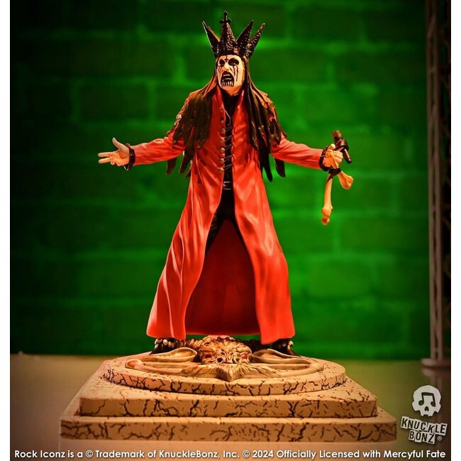 Mercyful Fate Rock Iconz Statue King Diamond III (Red Version) 22 cm