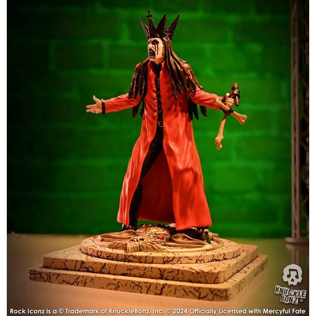 Mercyful Fate Rock Iconz Statue King Diamond III (Red Version) 22 cm