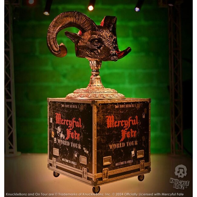 Mercyful Fate Rock Ikonz On Tour Road Case Statue & Stage Mask Set World Tour
